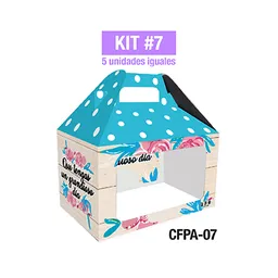 Empaques Para Regalos Sorpresa Feliz Pequeña Acetato Kit 7