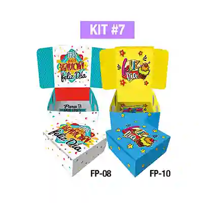 Empaques Para Regalos Sorpresa Fantasia Pequeña Kit 7