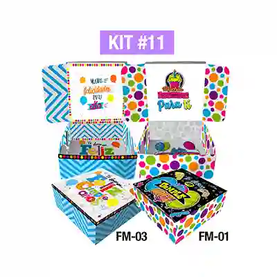 Empaques Para Regalos Sorpresa Fantasia Mediana Kit 11