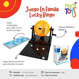 Juego En Familia Lucky Bingo