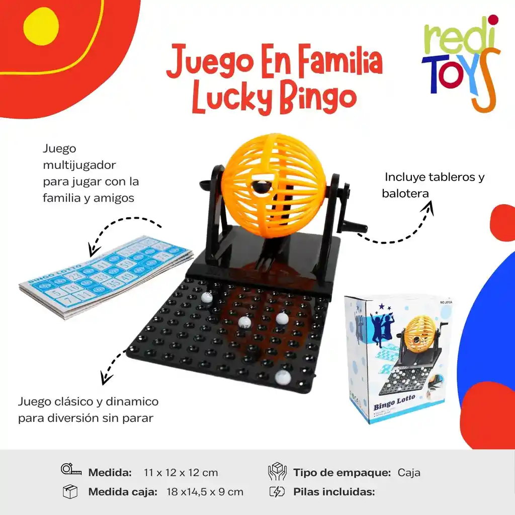 Juego En Familia Lucky Bingo