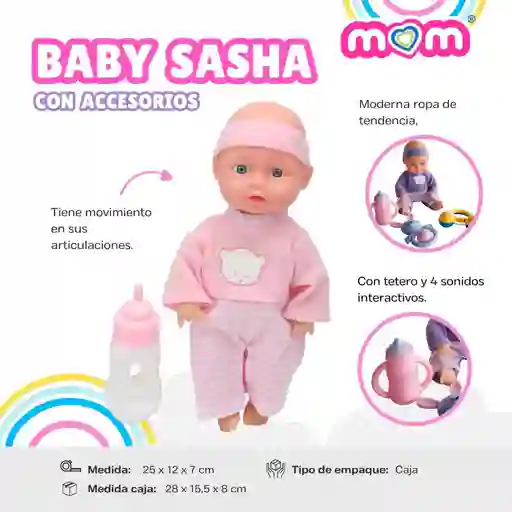 Baby Sasha Con Accesorios