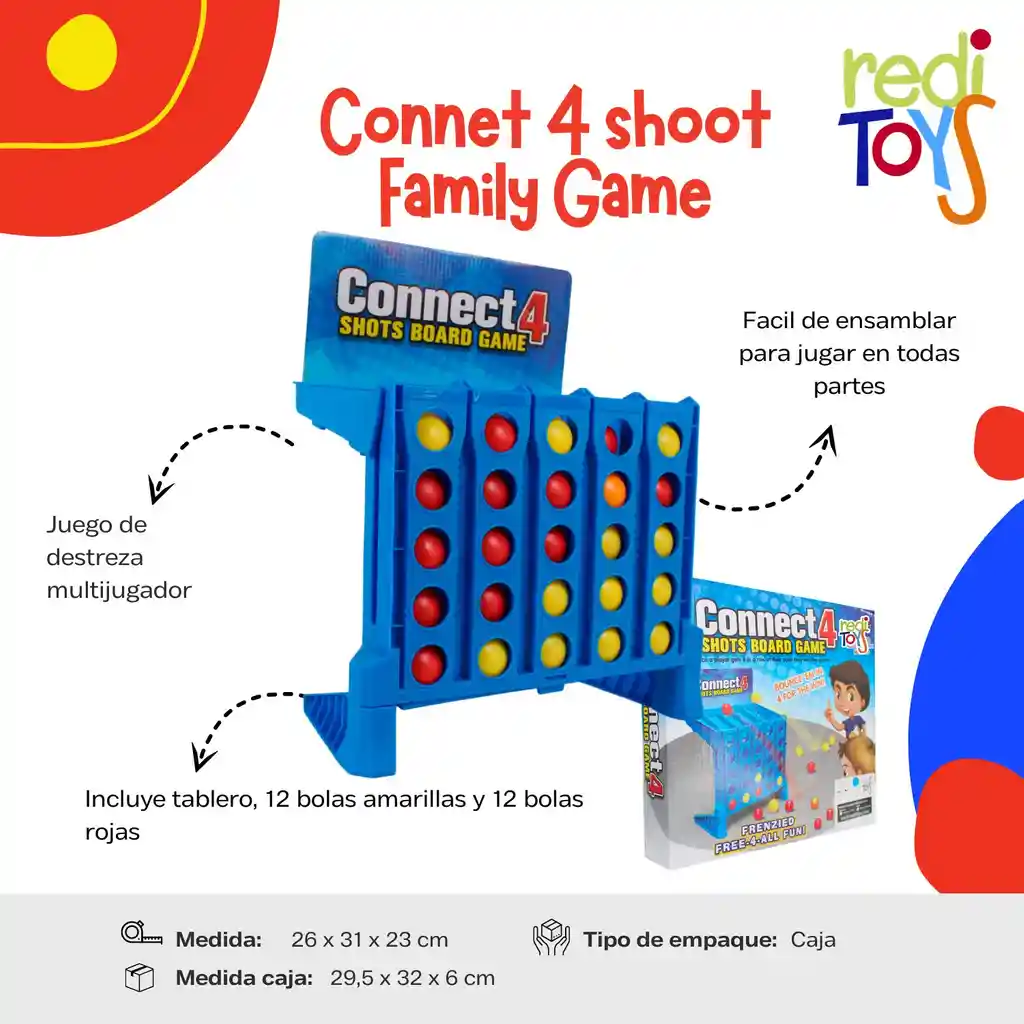 Connect 4 Shoot Family Game