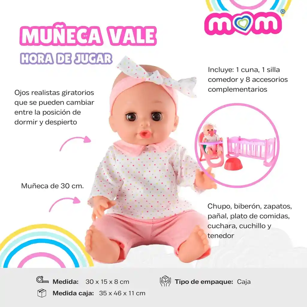 Muñeca Vale Hora De Jugar