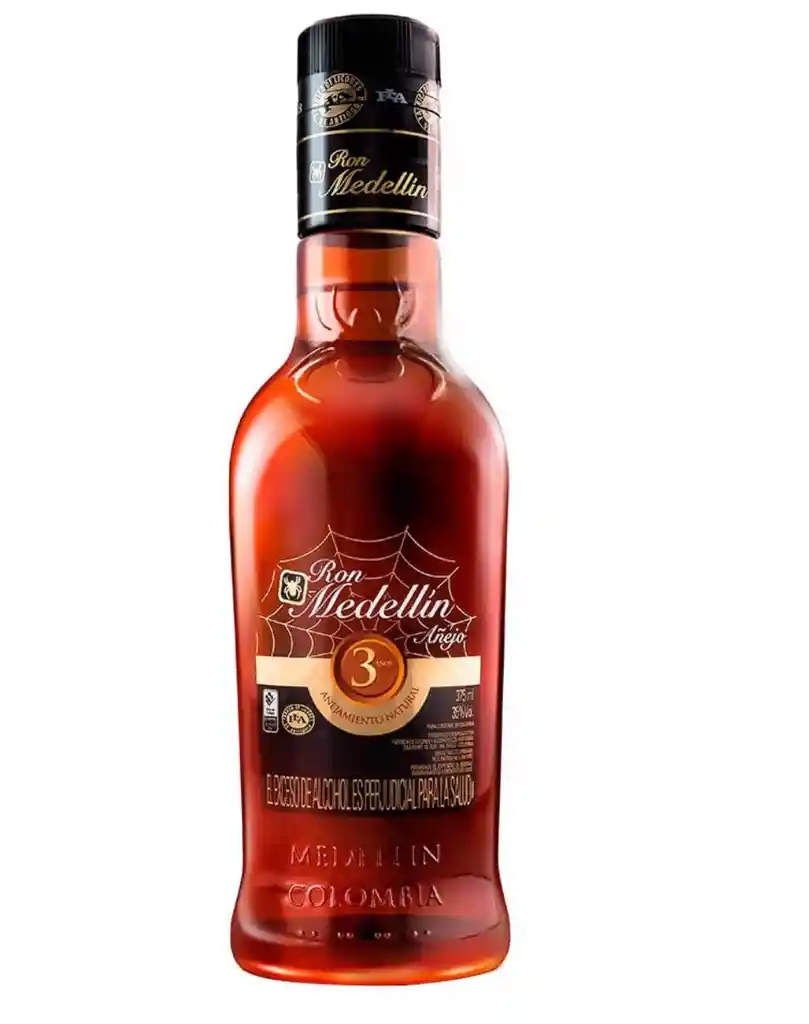 Ron Medellin Añejo 375 Ml