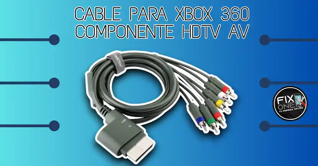 Cable Para Xbox 360 Componente Hdtv Av