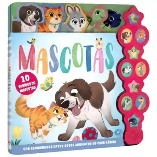 Libro Interactivo De Mascotas 10 Sonidos Educativos Niños