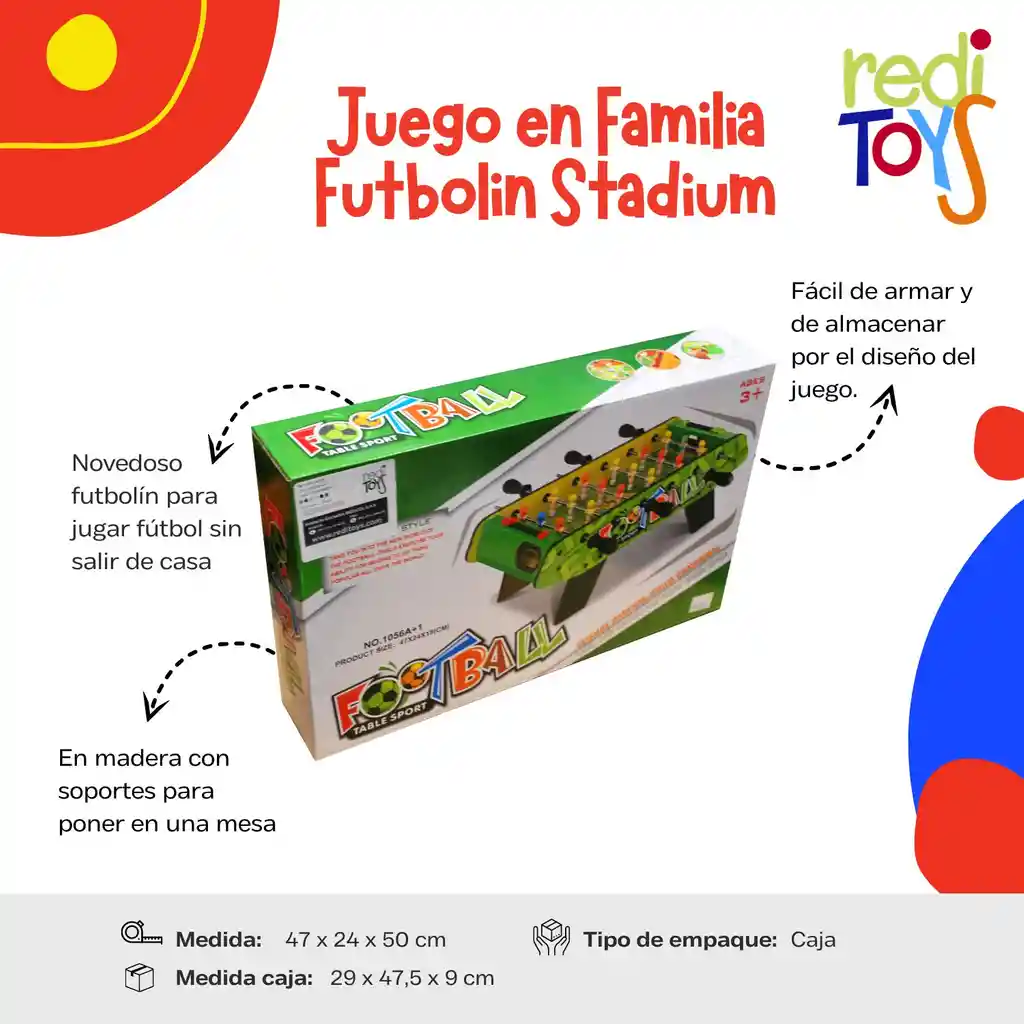 Juego En Familia Futbolin Stadium