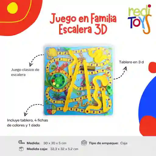 Juego En Familia Escalera 3d