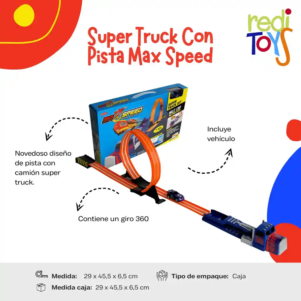 Super Truck Con Pista Max Speed