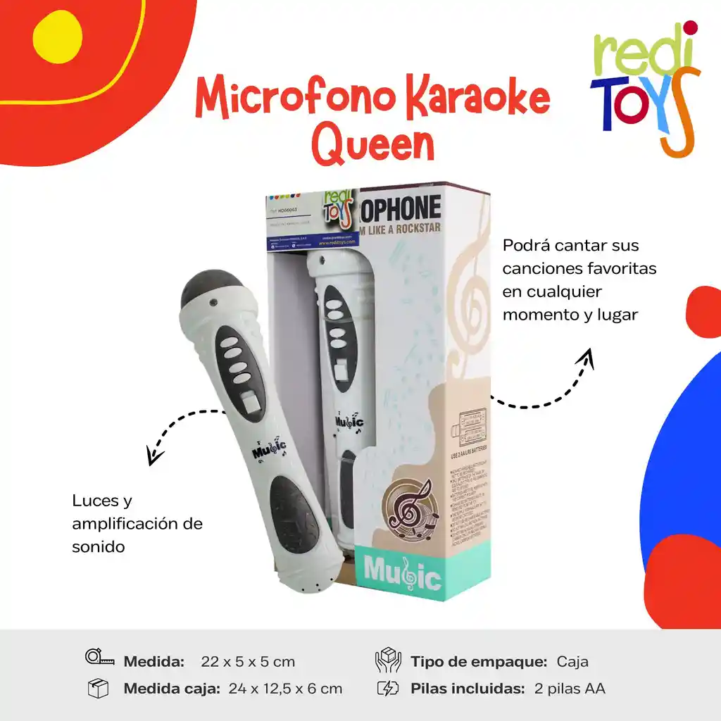 Microfono Karaoke Queen