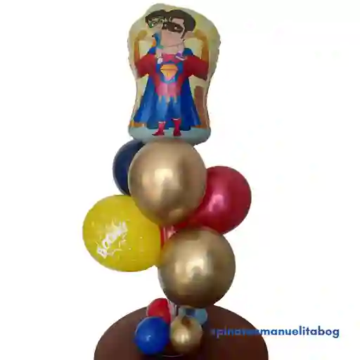 Base Globos X 7 Und Feliz Dia Papa My Hero