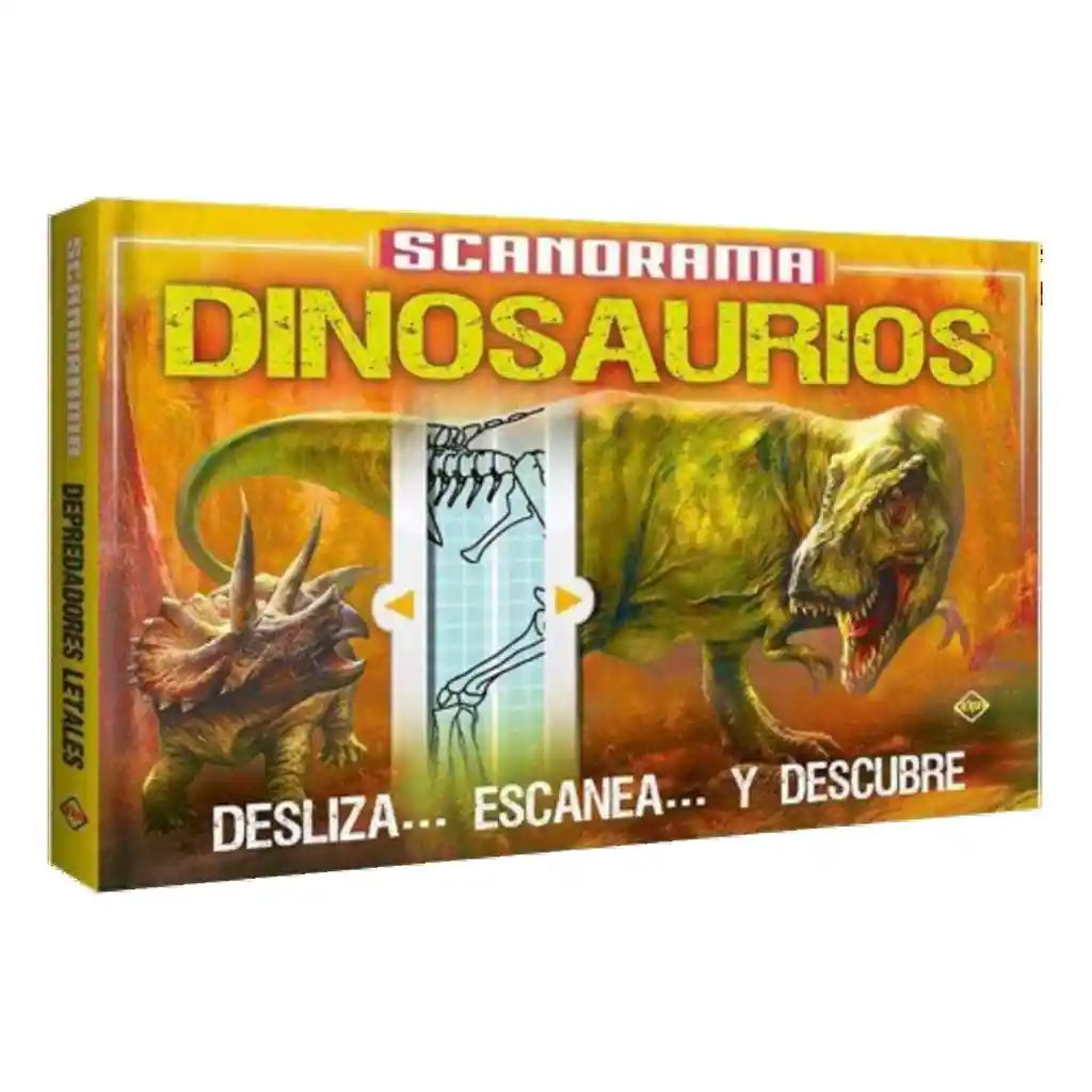 Libro Interactivo Scanorama Dinosaurios Depredadores Niños