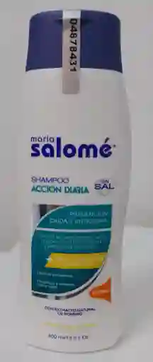 Shampoo Accion Diaria Sin Sal 400ml Maria Salome