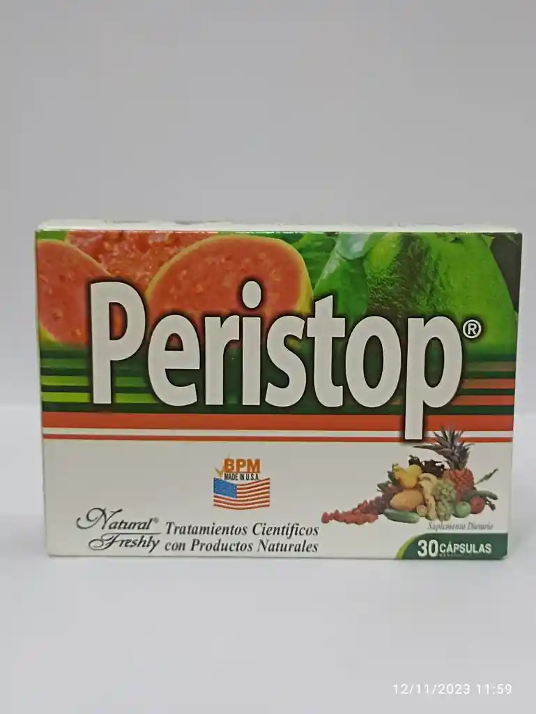 Peristop Antidiarreico Natural Blister X 30 Cap