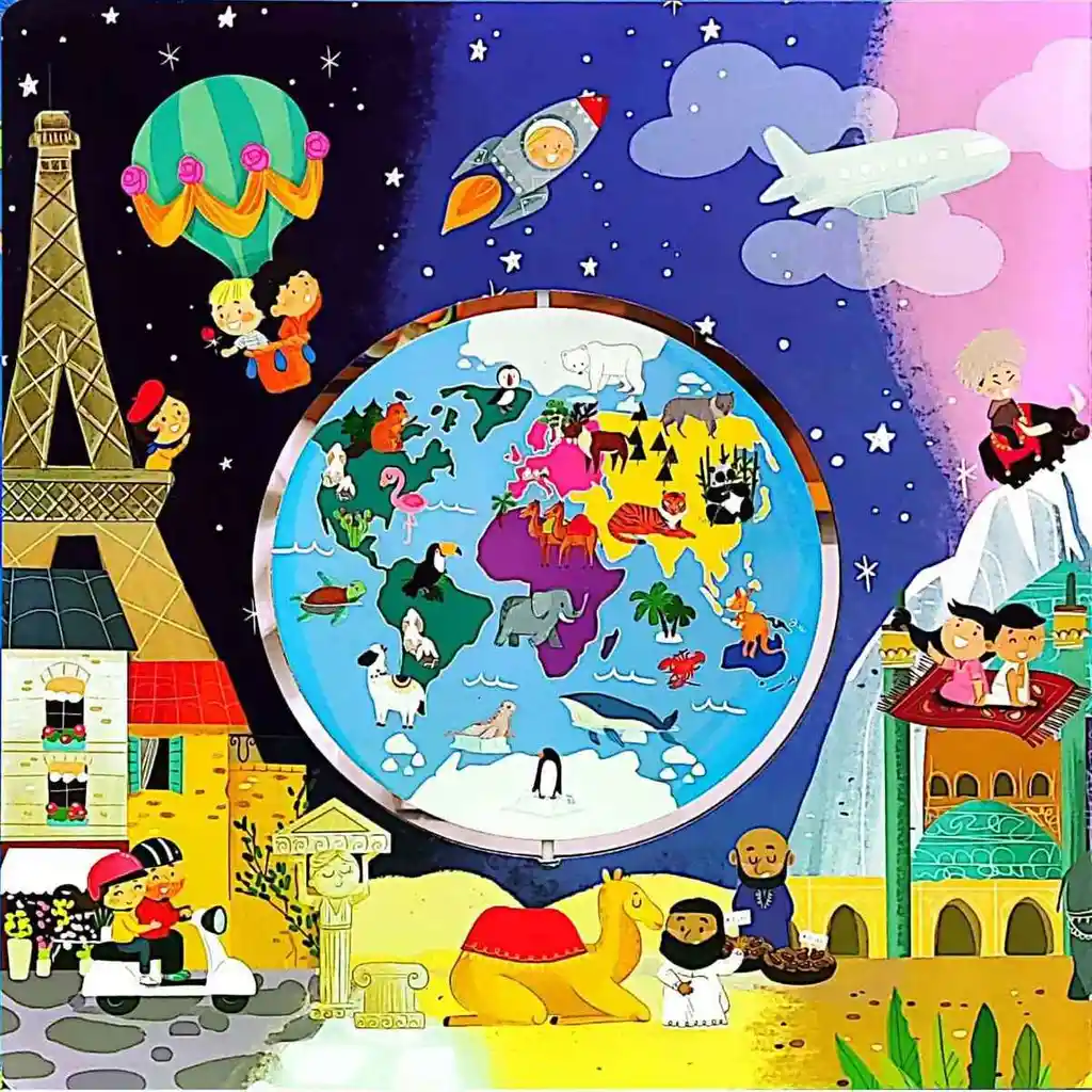 Libro Interactivo Mi Primer Atlas Mundial Exploración Niños