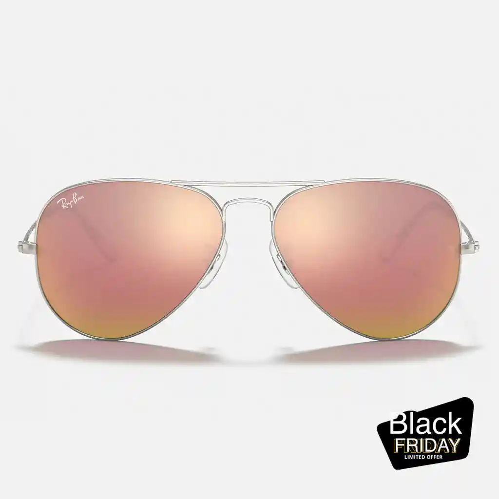 Rayban 3025 019/z2 Aviator Marco Silver Lente Copper