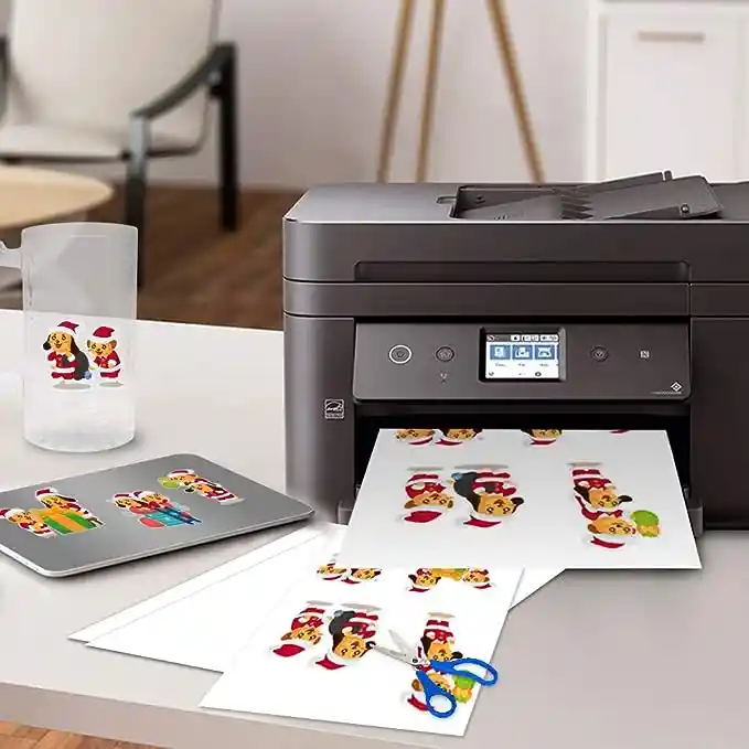 Papel Carta Adhesivo Transparente Para Impresión En Inkjet