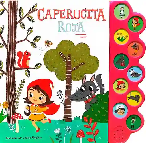 Libro Sonoro Caperucita Roja Ilustrado Cuento Clásico Niños