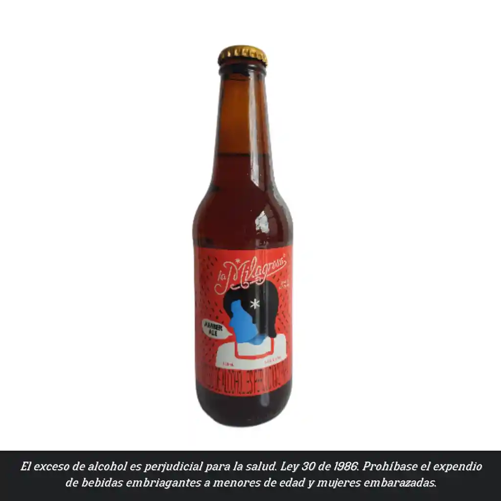 Cerveza Marca La Milagrosa Amber Ale