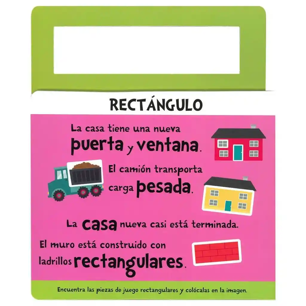 Libro Infantil Educativo Formas En La Construcción Niños