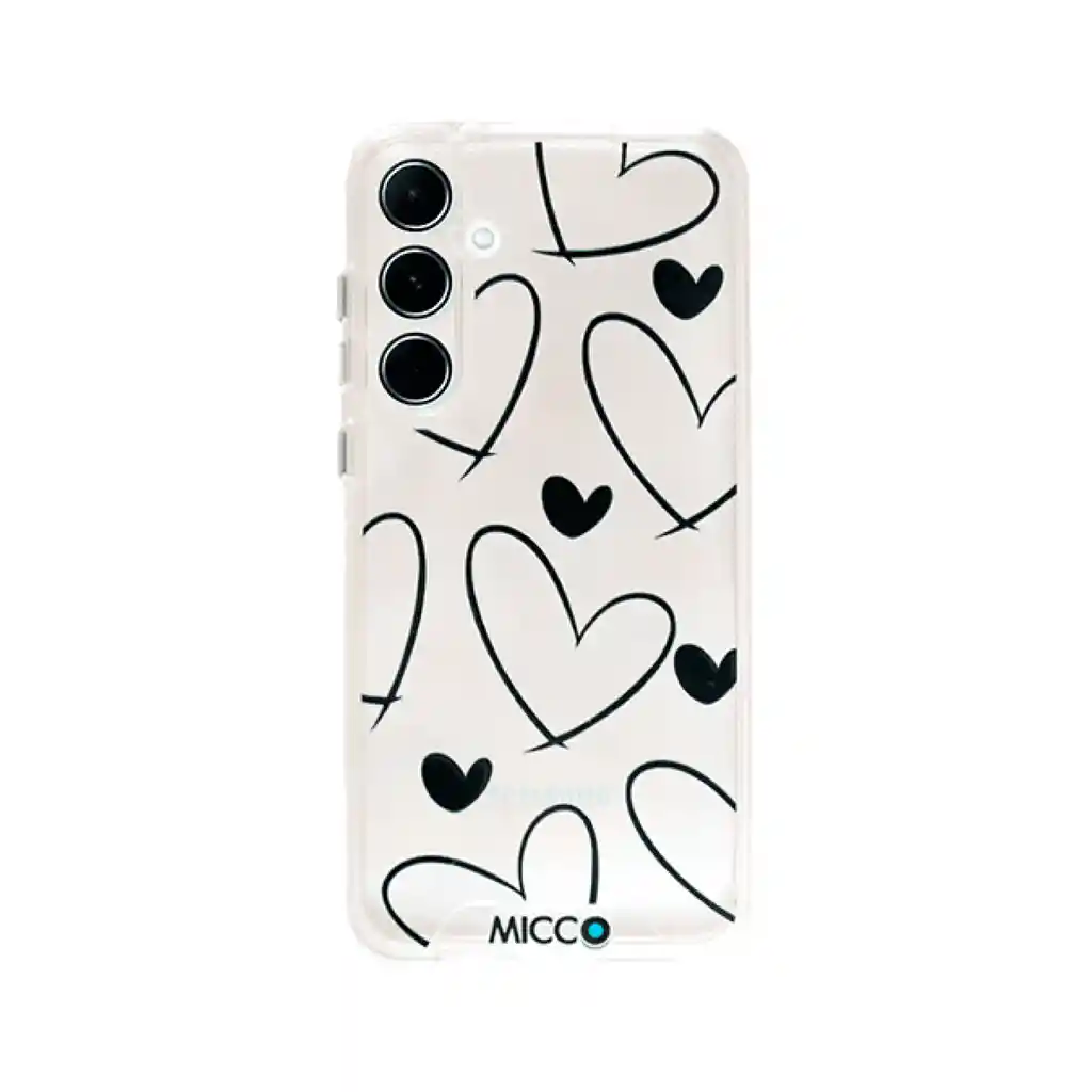 Estuche Samsung A55 Magma Corazon