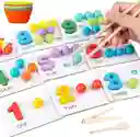 Juego Didactico De Matematicas Numeros En Ingles Montessori Para Niños