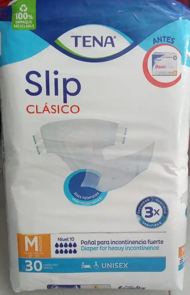 Tena Slip Clasico X 30 Pañales