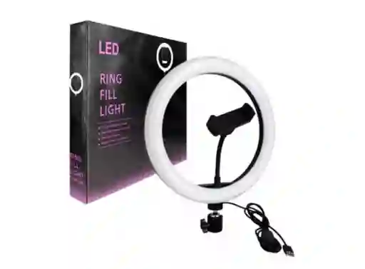 Aro Luz Led Fotografía Selfie Control Luces Trípode Celular