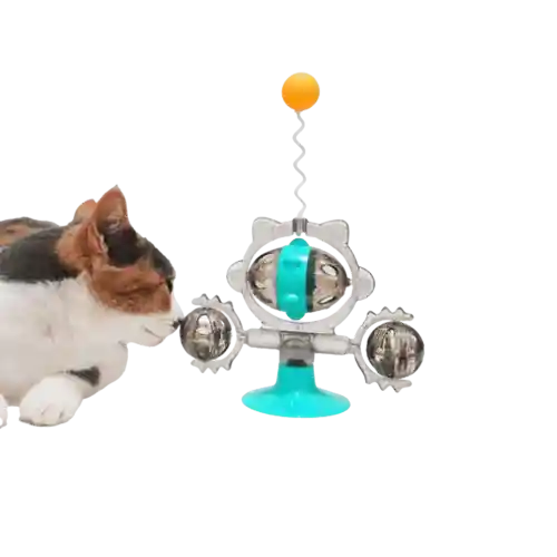 Juguete Rotatorio Robocat Con Chupa