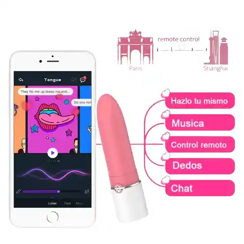 Vibrador Mini Con App Lotus Magic Motion