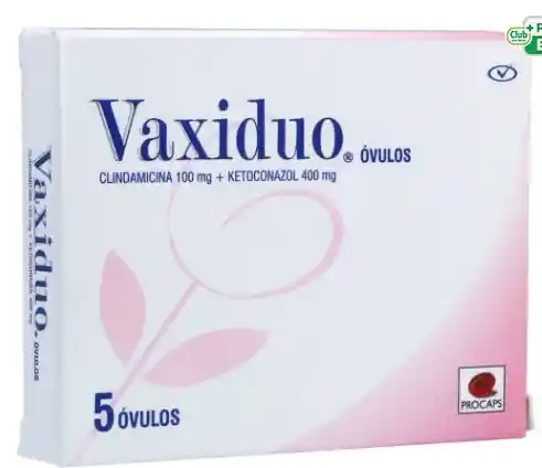 Vaxiduo Ovulos (clindamicina 100 Mg+ Ketoconazol 400 Mg) X Caja