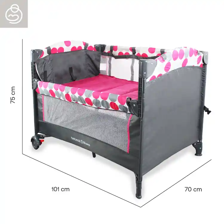 Cuna Corral Baby Colecho Sleep Pink Online