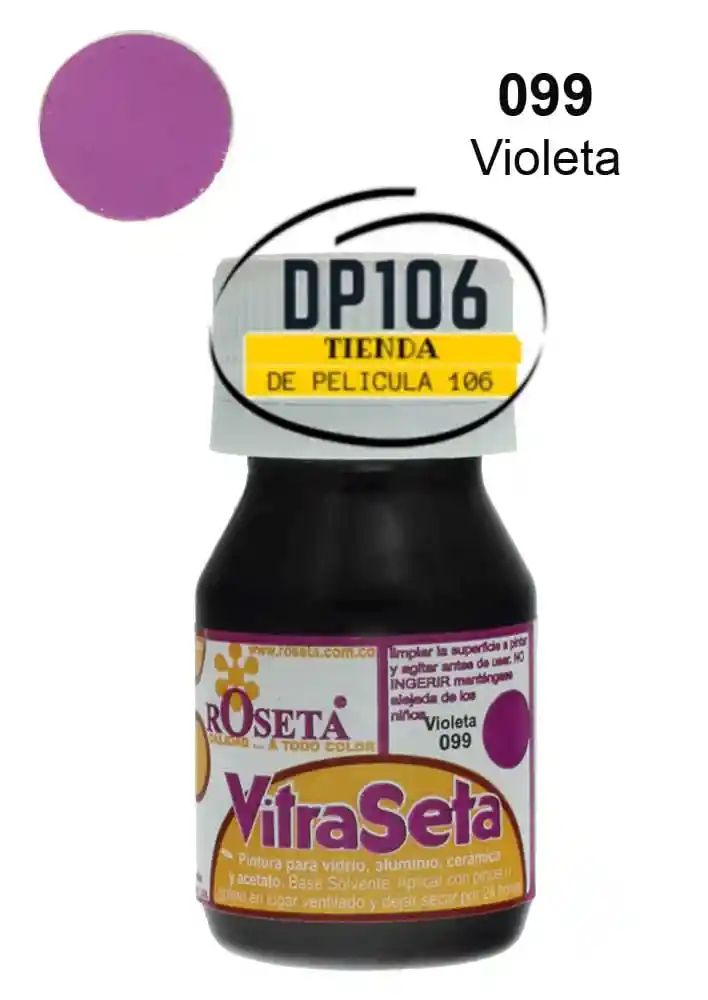 Vitraseta Violeta Roseta X 1 Und