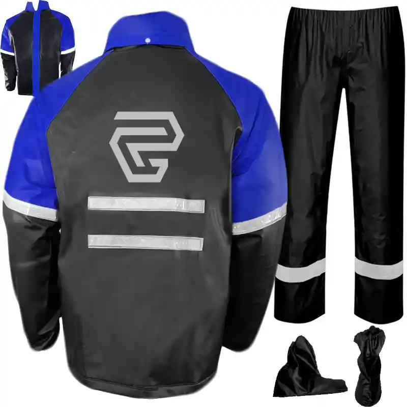 Impermeable Moto Traje Rino Pvc Alto Calibre