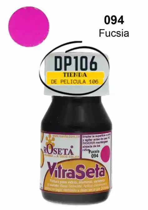 Vitraseta Fucsia Roseta X 1 Und