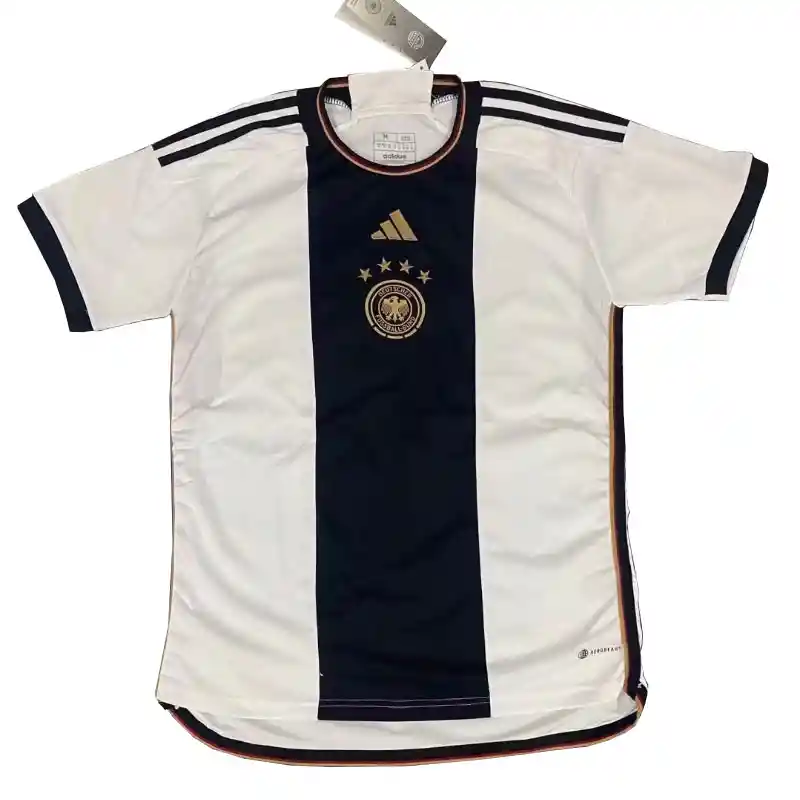 Camiseta Alemania Talla: Xxl Fútbol Versión Jugador Soccer Football - Blanco