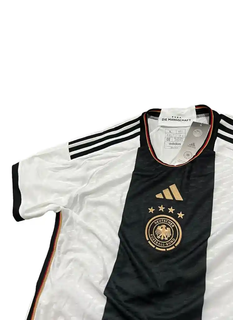 Camiseta Alemania Talla: Xxl Fútbol Versión Jugador Soccer Football - Blanco