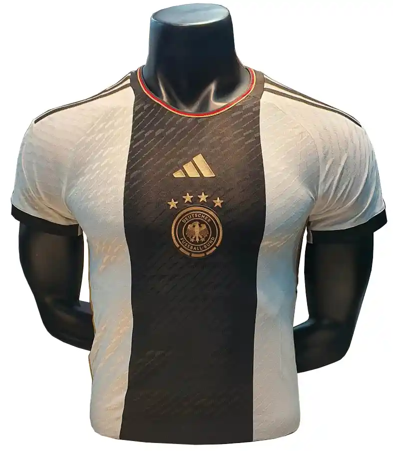 Camiseta Alemania Talla: Xxl Fútbol Versión Jugador Soccer Football - Blanco