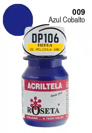 Acriltela Azul Roseta X 1 Und Acritela