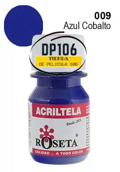 Acriltela Azul Roseta X 1 Und Acritela