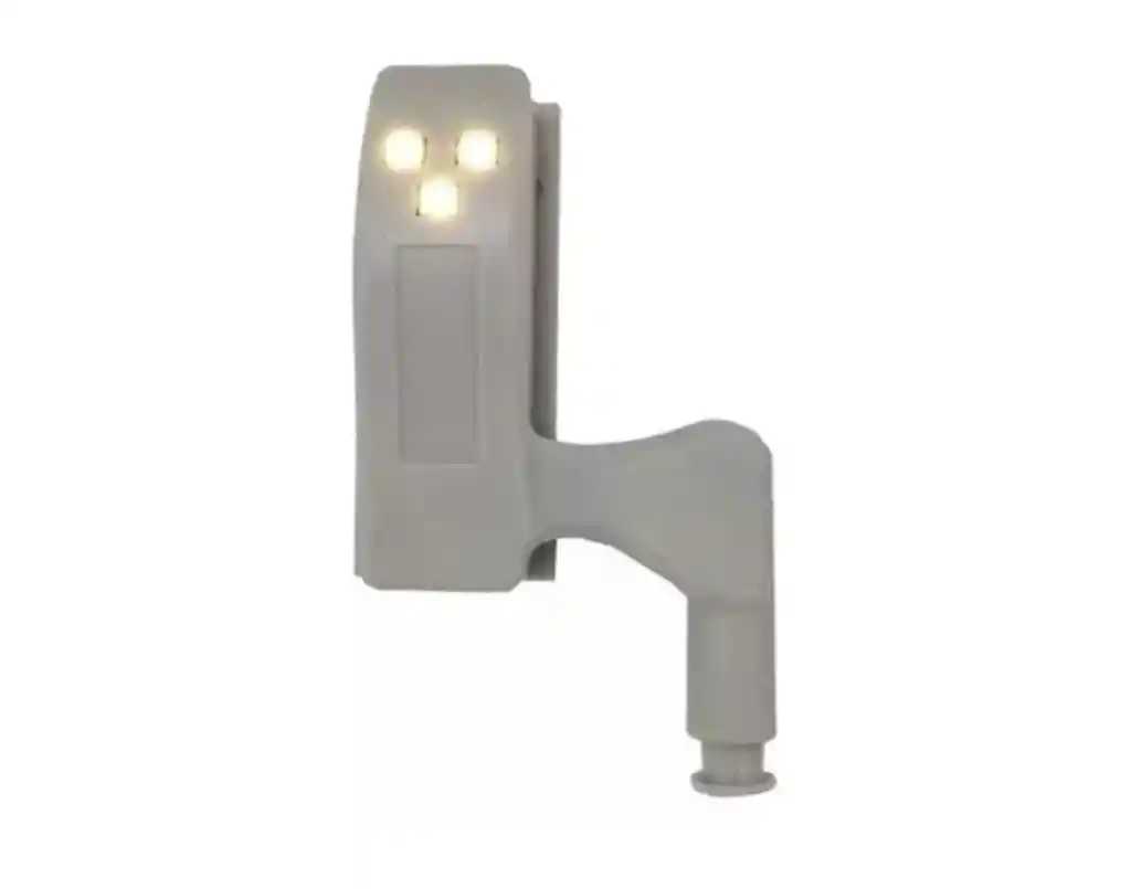 Luz Led Bisagra Sensor Lámpara Closet Armario Gris