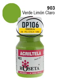 Acriltela Verde Limon Roseta X 1 Und Acritela