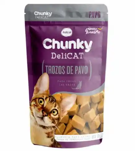 Pouche Chunky F. Trozos De Pavo X 82gr