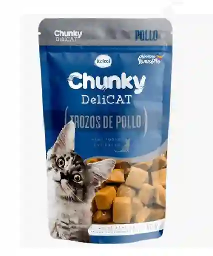 Pouche Chunky F. Trozos De Pollo X 80gr