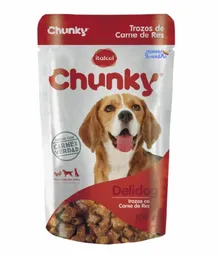 Pouche Chunky C. Trozos De Res 100gr