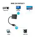 Adaptador Hdmi Usb 3.0 A Hdmi 1080p Extiende Duplica Imagen