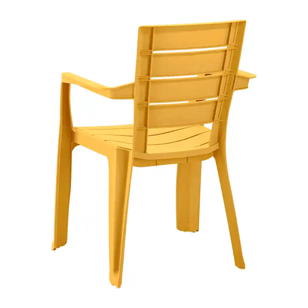 Silla Barú Con Brazos Amarillo Mostaza