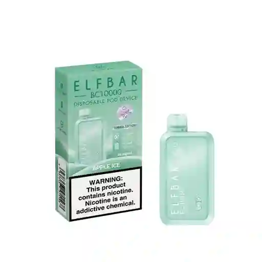 Vape Elfbar Green Apple Ice 10.000 Puffs