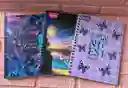 Cuaderno Argollado Cuadros Dama Grande Pasta Dura Expresarte 80 Hojas